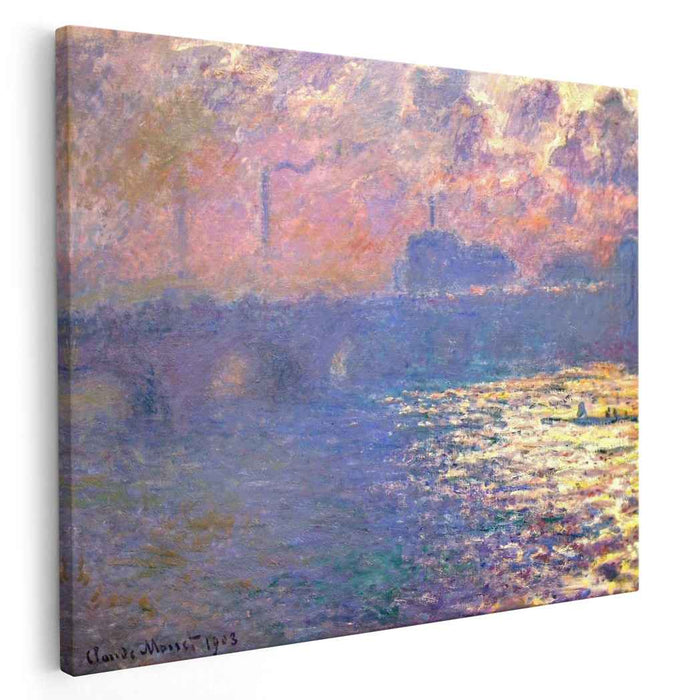 Waterloo Bridge, Sunlight Effect by Claude Monet
