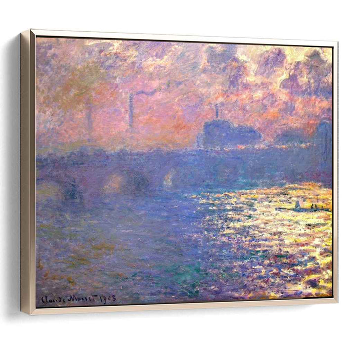 Waterloo Bridge, Sunlight Effect by Claude Monet