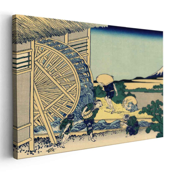 Watermill at Onden by Katsushika Hokusai