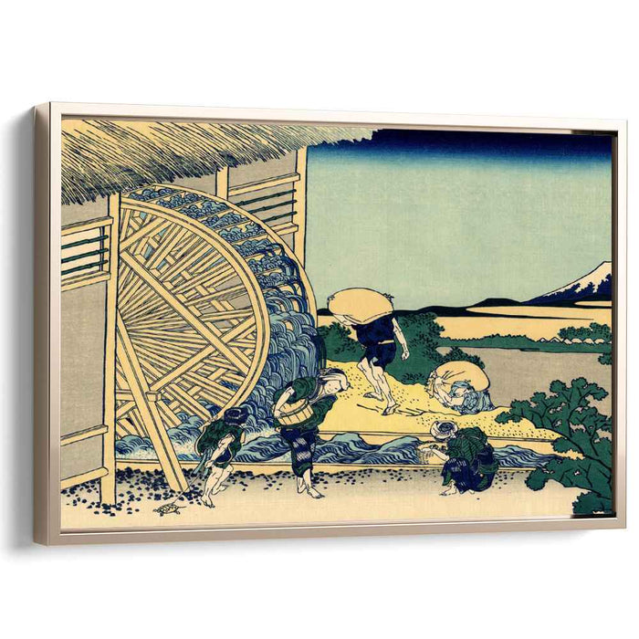 Watermill at Onden by Katsushika Hokusai