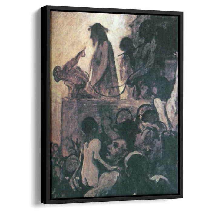 We want Barabbas (Ecce Homo) (1852) by Honore Daumier