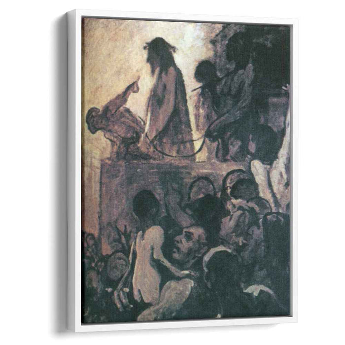 We want Barabbas (Ecce Homo) (1852) by Honore Daumier
