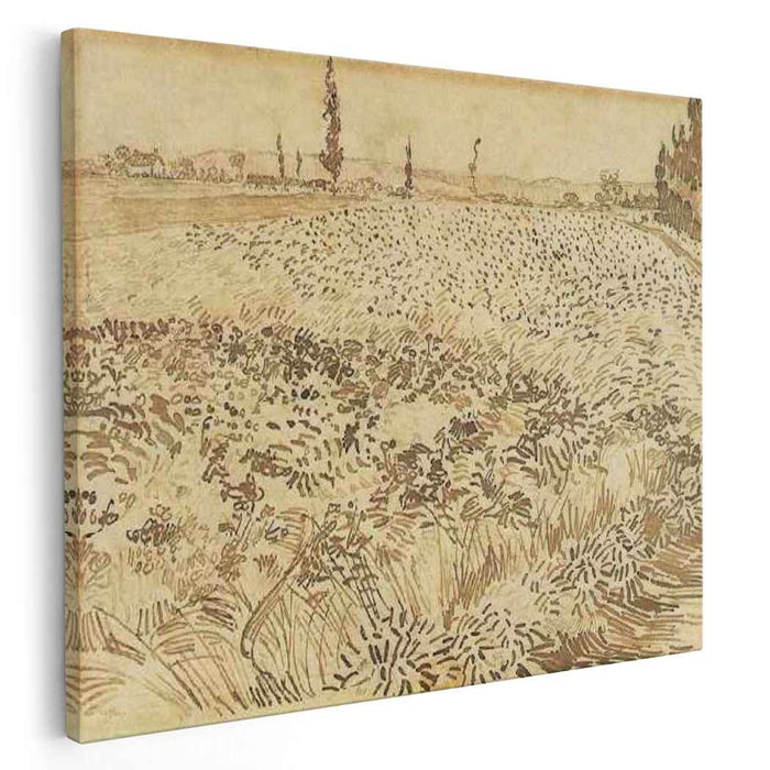 Wheat Field (1888) by Vincent van Gogh