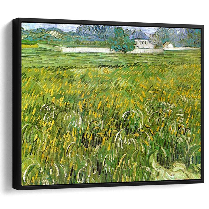 Wheat Field at Auvers with White House (1890) by Vincent van Gogh