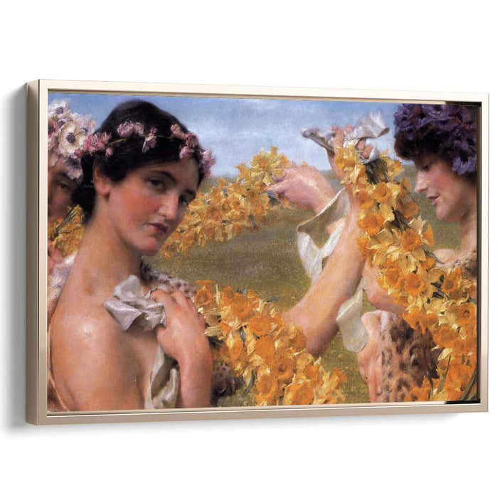 When Flowers Return (1911) by Sir Lawrence Alma-Tadema