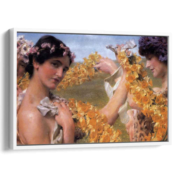 When Flowers Return (1911) by Sir Lawrence Alma-Tadema