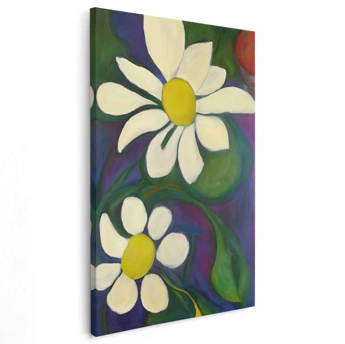 White Abstract Flower #202