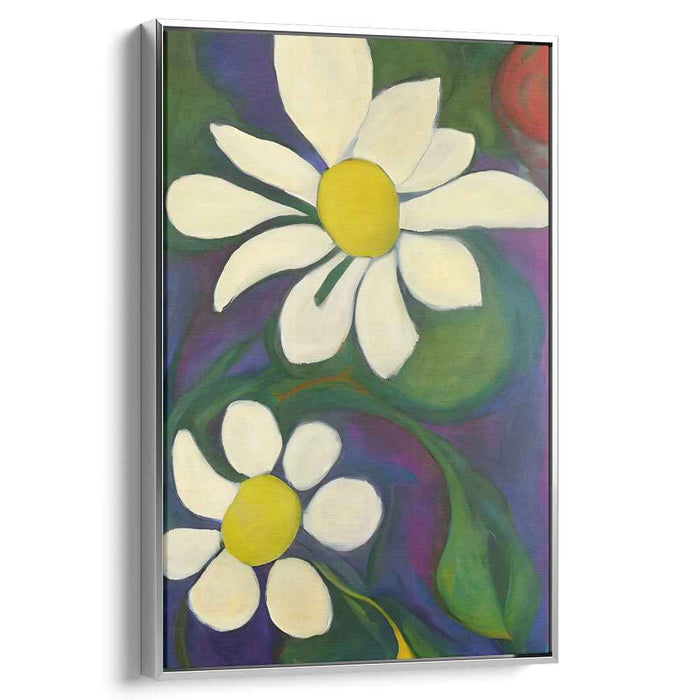 White Abstract Flower #202