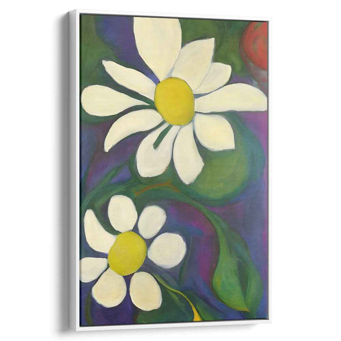 White Abstract Flower #202