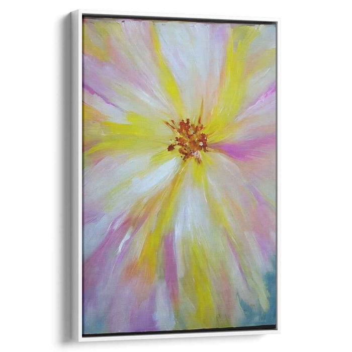 White Abstract Flower #222