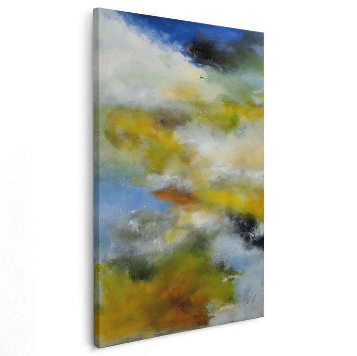 Imaginary Horizons: Dreamlike Abstract Landscape Canvas Art Print