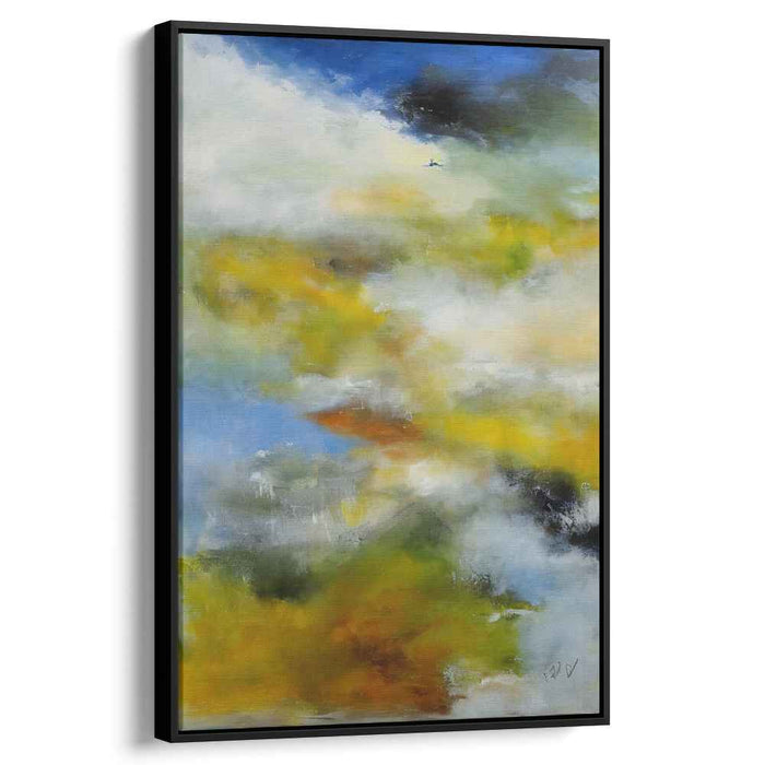 Imaginary Horizons: Dreamlike Abstract Landscape Canvas Art Print
