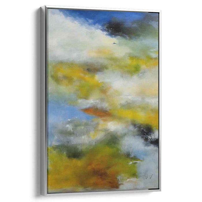 Imaginary Horizons: Dreamlike Abstract Landscape Canvas Art Print