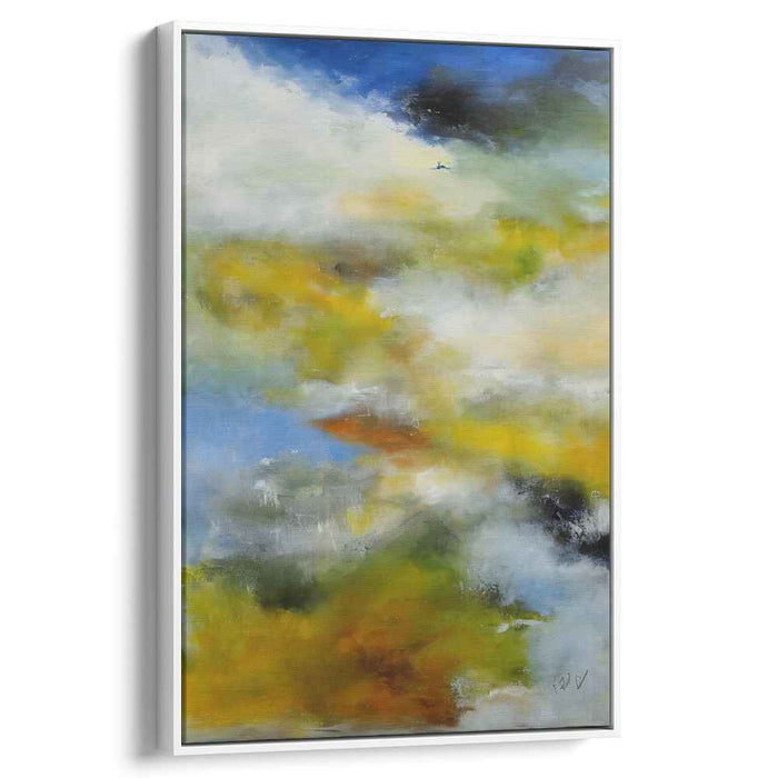Imaginary Horizons: Dreamlike Abstract Landscape Canvas Art Print