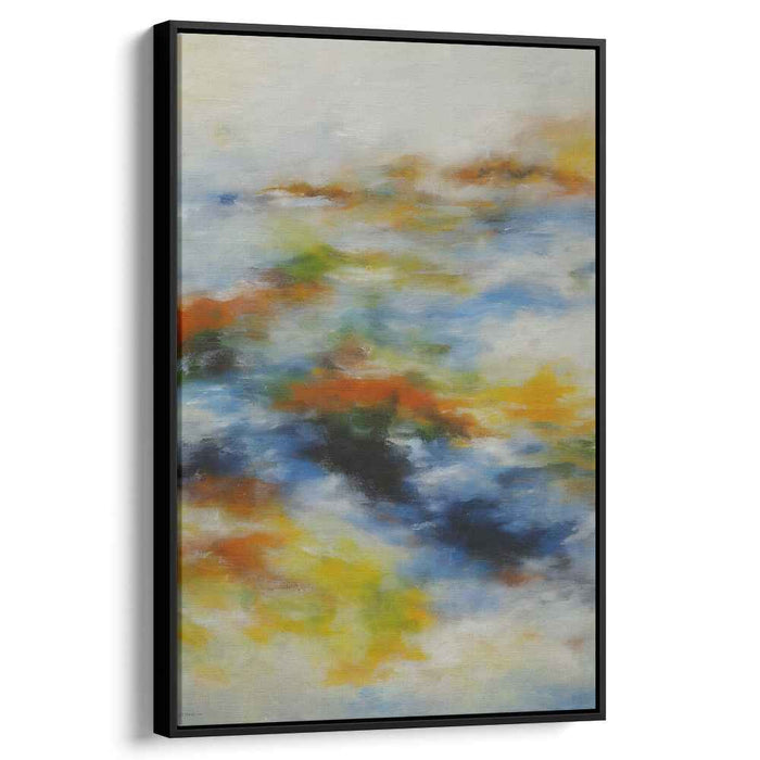 Abstract Arcadia: Abstract Impressionist Landscape Canvas Art