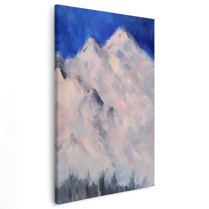 White Abstract Mountain #204