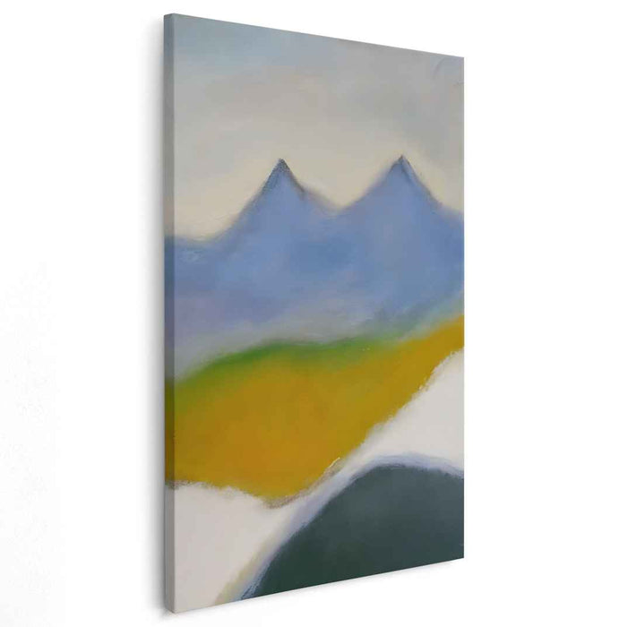 White Abstract Mountain #219