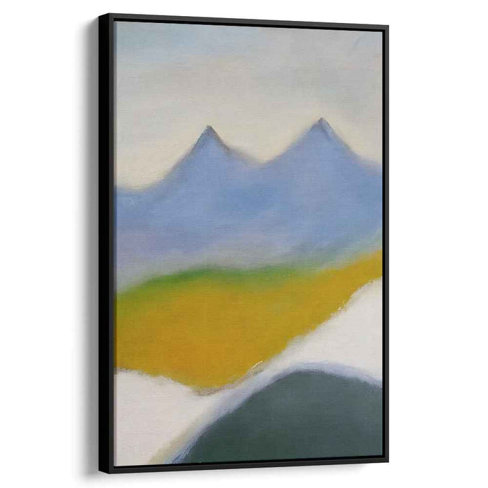 White Abstract Mountain #219