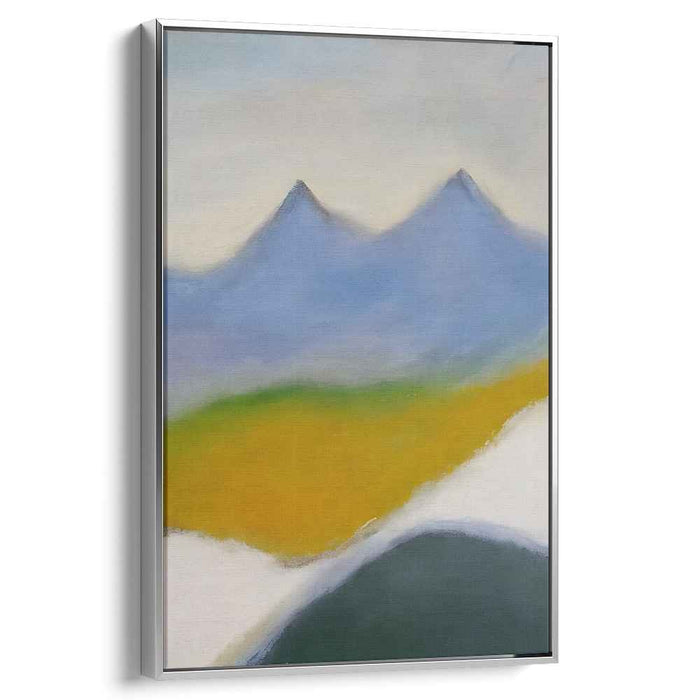 White Abstract Mountain #219