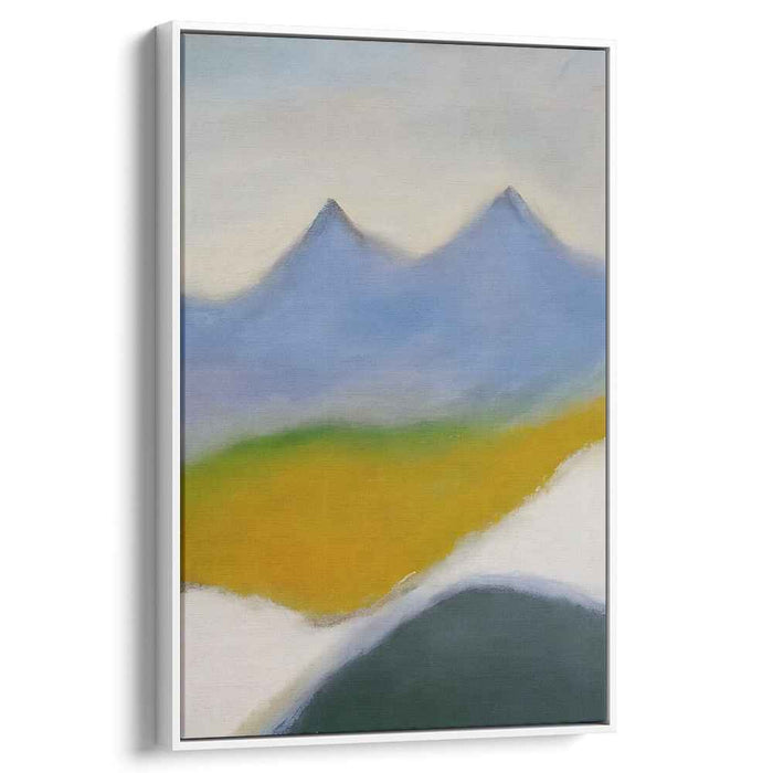 White Abstract Mountain #219