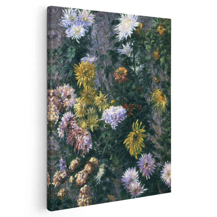 White and Yellow Chrysanthemums (1893) by Gustave Caillebotte