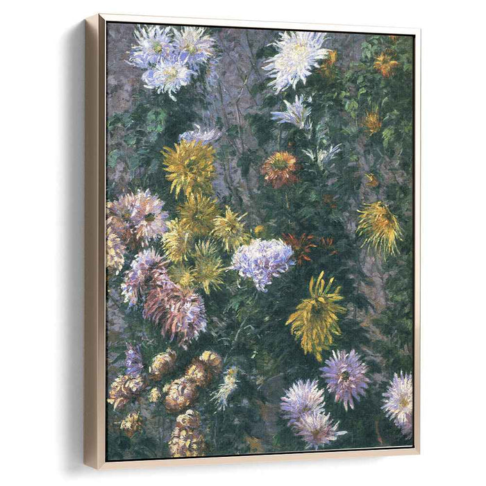White and Yellow Chrysanthemums (1893) by Gustave Caillebotte