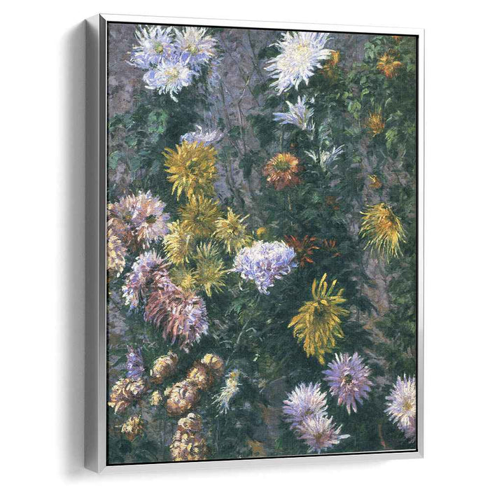White and Yellow Chrysanthemums (1893) by Gustave Caillebotte