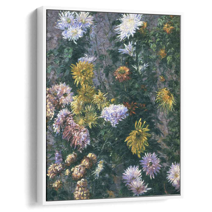 White and Yellow Chrysanthemums (1893) by Gustave Caillebotte