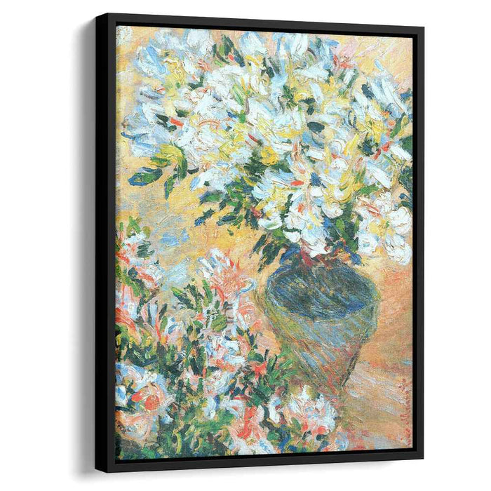 White Azaleas in a Pot (1885) by Claude Monet