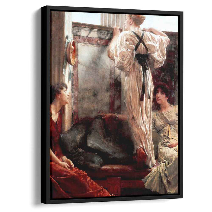 Who is it (1884) by Sir Lawrence Alma-Tadema