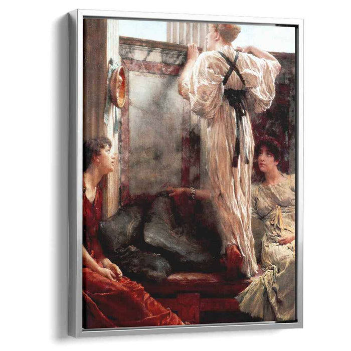 Who is it (1884) by Sir Lawrence Alma-Tadema