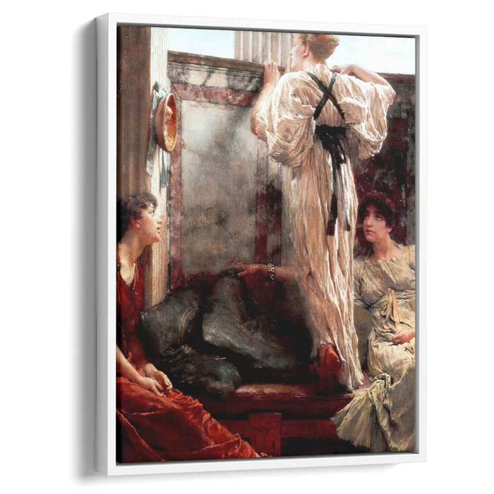 Who is it (1884) by Sir Lawrence Alma-Tadema