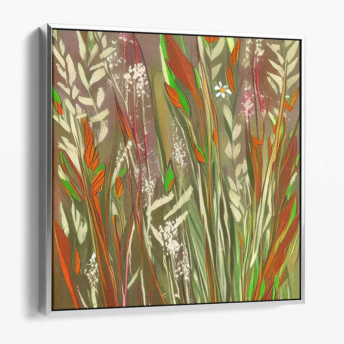 Botanical Harmony: A Tranquil Botanical Symphony Canvas Art