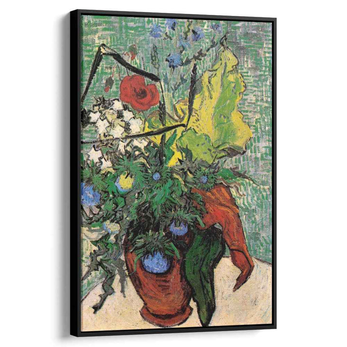Wild Flowers and Thistles in a Vase (1890) by Vincent van Gogh