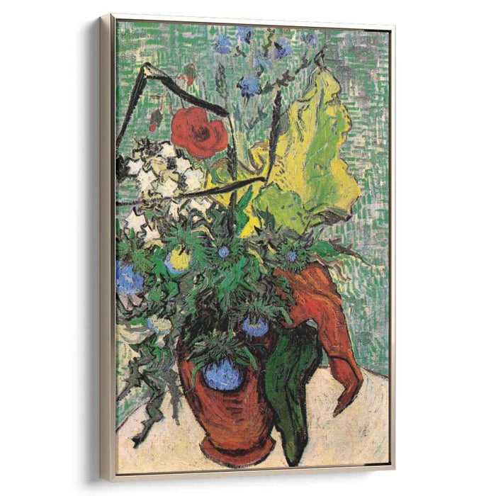 Wild Flowers and Thistles in a Vase (1890) by Vincent van Gogh