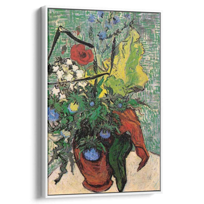 Wild Flowers and Thistles in a Vase (1890) by Vincent van Gogh