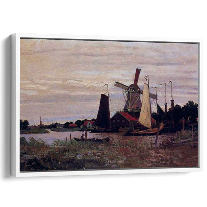Windmill at Zaandam (1871) by Claude Monet