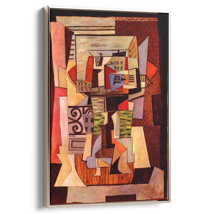 Window opened to the street Penthieure (1920) by Pablo Picasso