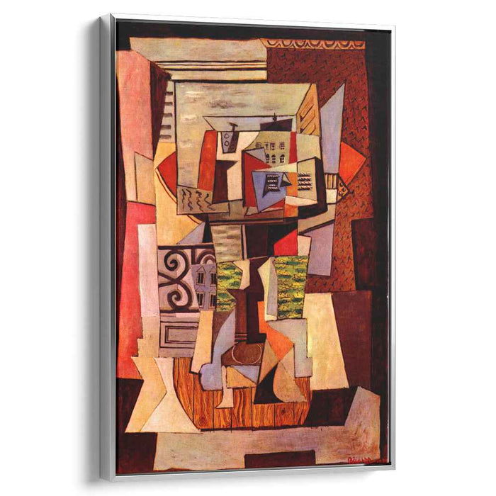 Window opened to the street Penthieure (1920) by Pablo Picasso