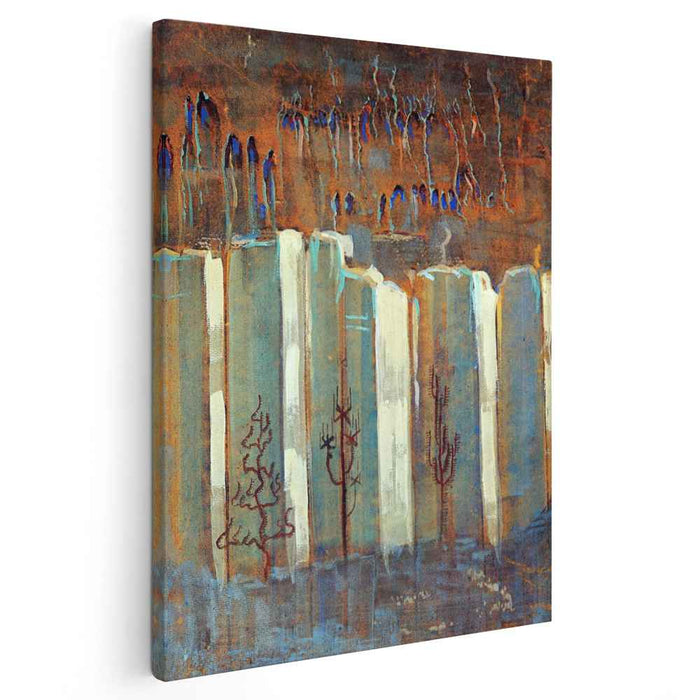 Winter (III) (1907) by Mikalojus Konstantinas Ciurlionis