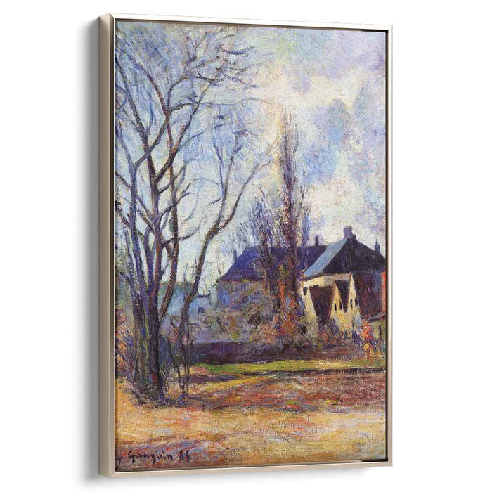 Winter's end (1885) by Paul Gauguin