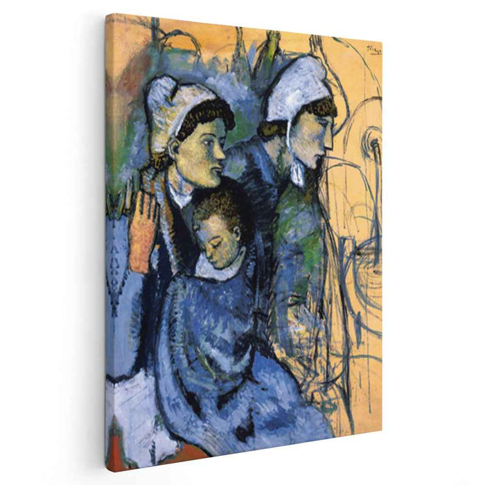 Woman at a Fountain (1901) by Pablo Picasso