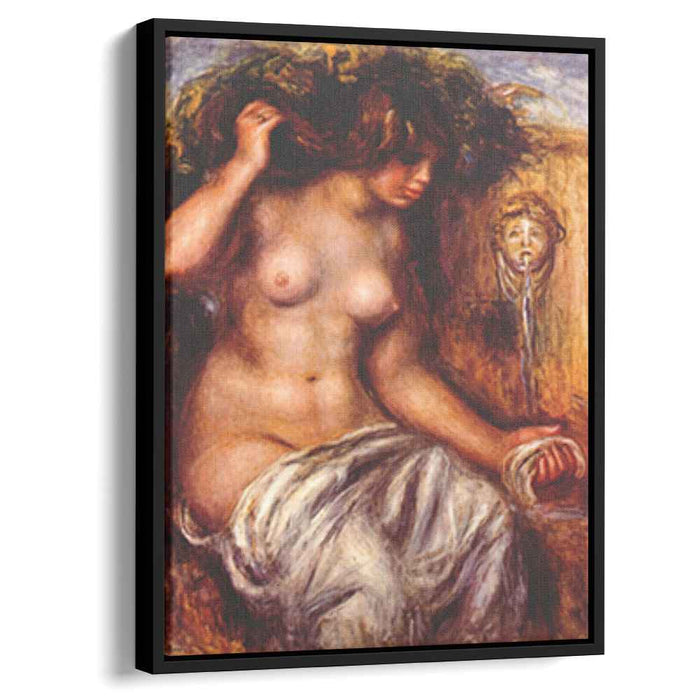 Woman at the fountain (1910) by Pierre-Auguste Renoir