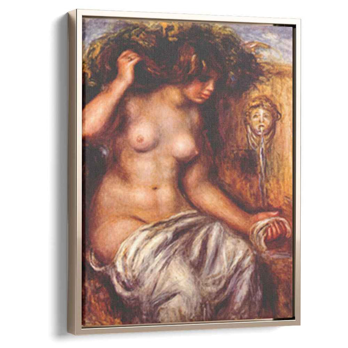 Woman at the fountain (1910) by Pierre-Auguste Renoir