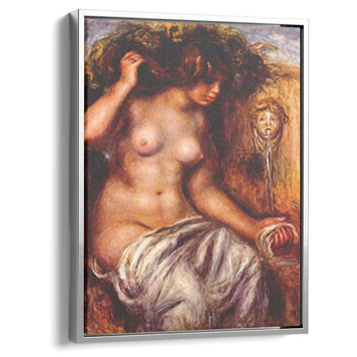 Woman at the fountain (1910) by Pierre-Auguste Renoir