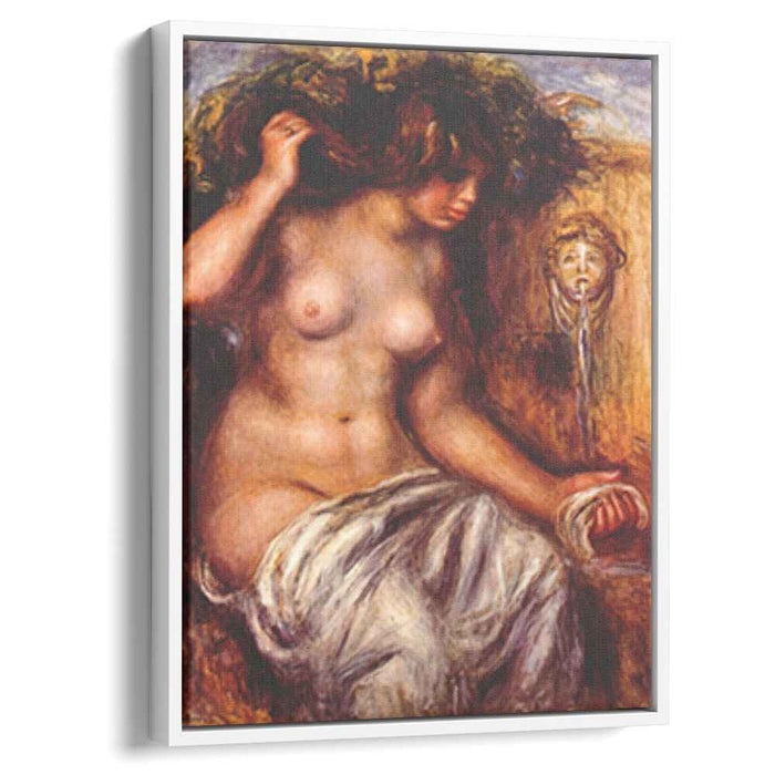 Woman at the fountain (1910) by Pierre-Auguste Renoir