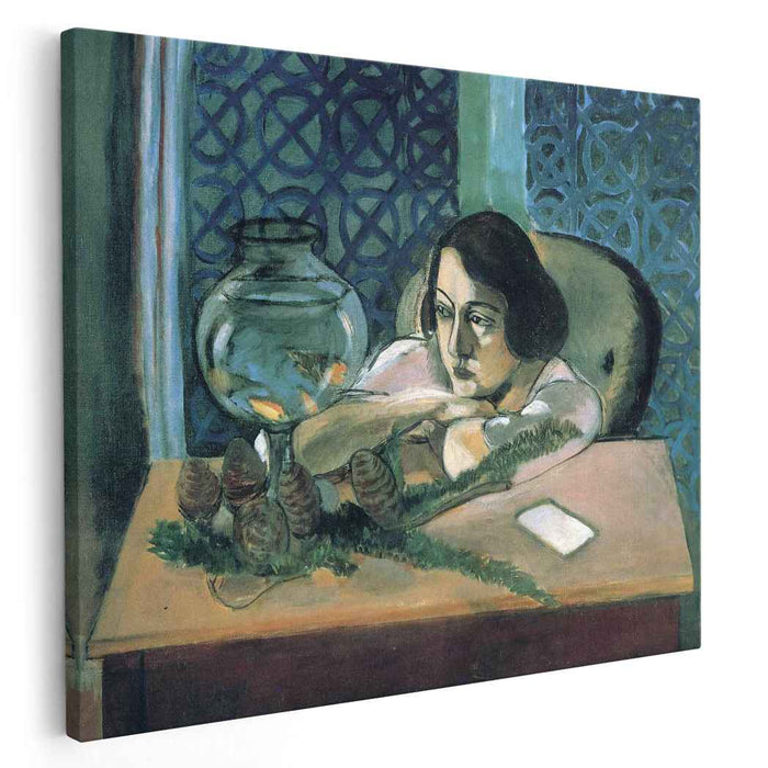 Woman Before a Fish Bowl (1922) by Henri Matisse