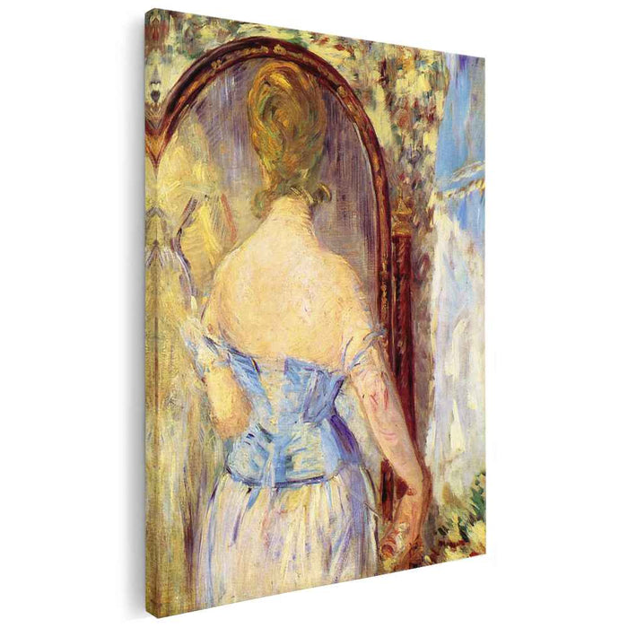 Woman Before a Mirror (1877) by Edouard Manet