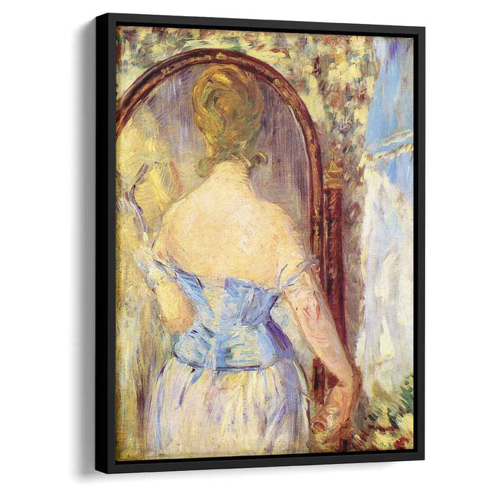 Woman Before a Mirror (1877) by Edouard Manet