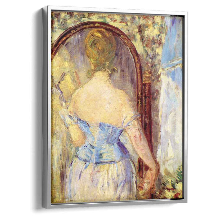 Woman Before a Mirror (1877) by Edouard Manet